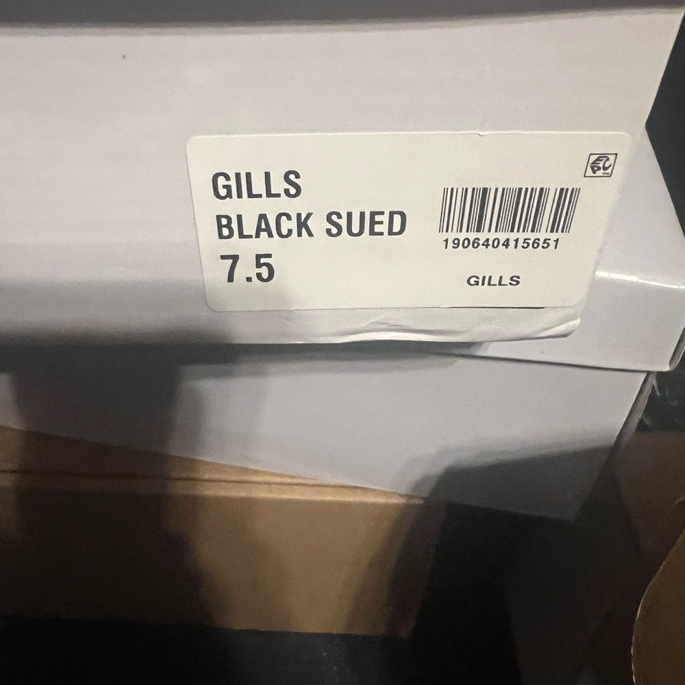 Steve Madden Gill black suede size 7.5 slip on